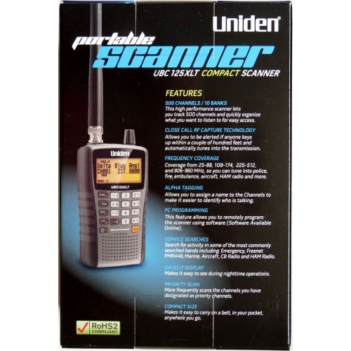Radio scanner ubc125xlt - radio, c
