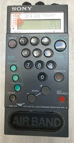 Vintage sony air airband - air-8, psb
